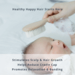 HYDREA LONDON BABY BLISS BED + BATH NEWBORN GIFT SET – BABY BRUSH + BAMBOO WASH MITT - Image 7