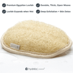 HYDREA LONDON ORGANIC EGYPTIAN LOOFAH BODY PAD - Image 4