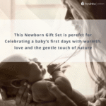 HYDREA LONDON BABY BLISS NEWBORN BATHTIME GIFT SET – SEA SPONGE SET + BAMBOO WASH MITT - Image 2