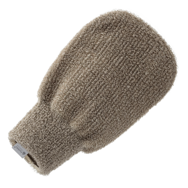 HYDREA LONDON COPPER + LINEN SPA MITT - Image 1