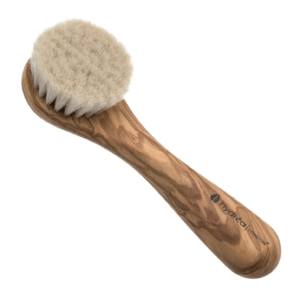 HYDREA LONDON PREMIUM OLIVE WOOD FACIAL BRUSH – SUPER SOFT EXFOLIATING NATURAL BRISTLE