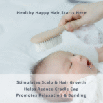 HYDREA LONDON BABY BLISS BED + BATH NEWBORN GIFT SET – BABY BRUSH + SEA SPONGE - Image 6