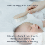 HYDREA LONDON NATURAL BABY HAIR BRUSH – FSC® CERTIFIED BEECHWOOD WITH ULTRA-SOFT BRISTLE - Image 6