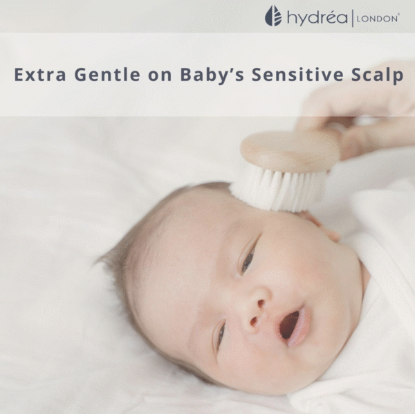 HYDREA LONDON NATURAL BABY HAIR BRUSH – FSC® CERTIFIED BEECHWOOD WITH ULTRA-SOFT BRISTLE - Image 8