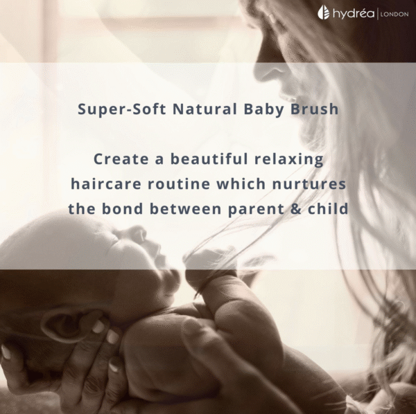 HYDREA LONDON NATURAL BABY HAIR BRUSH – FSC® CERTIFIED BEECHWOOD WITH ULTRA-SOFT BRISTLE - Image 5