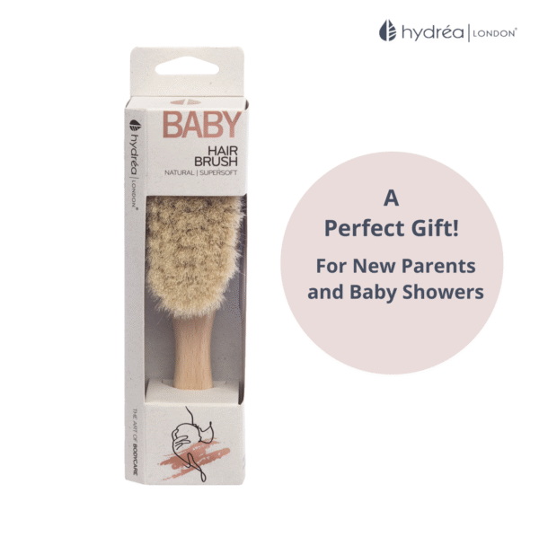 HYDREA LONDON NATURAL BABY HAIR BRUSH – FSC® CERTIFIED BEECHWOOD WITH ULTRA-SOFT BRISTLE - Image 7