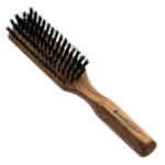 HYDREA LONDON PREMIUM OLIVE WOOD STYLING HAIR BRUSH WITH PURE BOAR BRISTLES – SMOOTH & SHINE