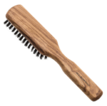 HYDREA LONDON PREMIUM OLIVE WOOD STYLING HAIR BRUSH WITH PURE BOAR BRISTLES – SMOOTH & SHINE - Image 2