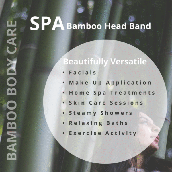 HYDREA LONDON ECO-FRIENDLY BAMBOO & COTTON SPA HEAD BAND - Image 4