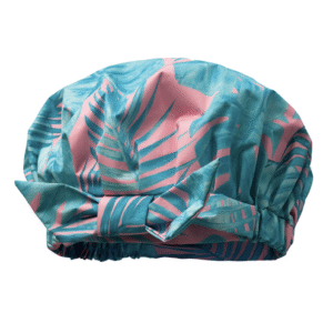 HYDREA LONDON LUXURY SHOWER CAP – PALM BLUSH