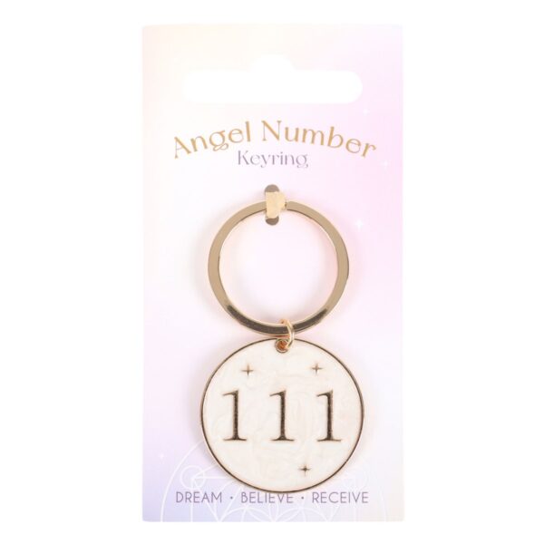 111 ANGEL NUMBER KEYRING - Image 2