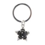 DEADLY NIGHTSHADE KEYRING WITH BLACK OBSIDIAN - Image 4