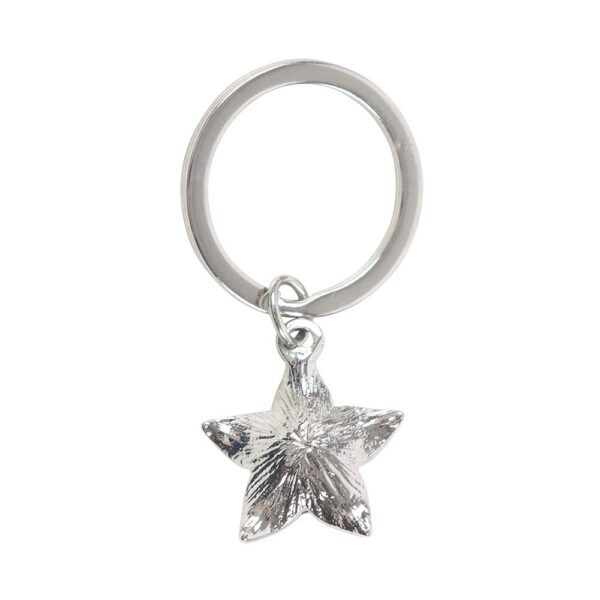 DEADLY NIGHTSHADE KEYRING WITH BLACK OBSIDIAN - Image 3