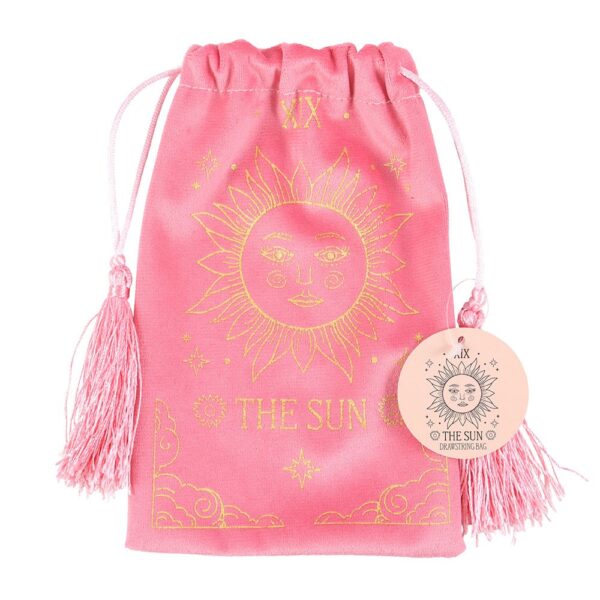 THE SUN VINTAGE TAROT VELVET DRAWSTRING BAG - Image 4