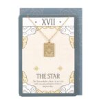 THE STAR VINTAGE TAROT NECKLACE ON GREETING CARD - Image 2