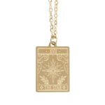 THE STAR VINTAGE TAROT NECKLACE ON GREETING CARD - Image 3