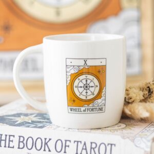 THE WHEEL OF FORTUNE VINTAGE TAROT MUG