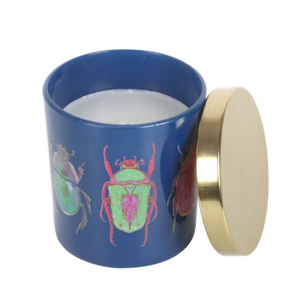 BLUE BEETLE AMBER & VANILLA CANDLE - Image 3