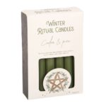CEDAR & PINE WINTER RITUAL SPELL CANDLES - Image 3
