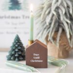 SET OF 24 MINI ADVENT CANDLES WITH HOLDER