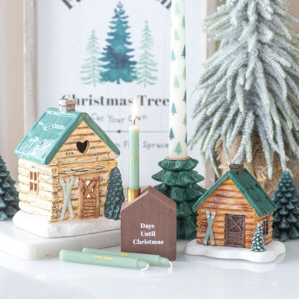 SET OF 24 MINI ADVENT CANDLES WITH HOLDER - Image 6