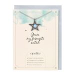 OPALITE STAR NECKLACE GREETING CARD