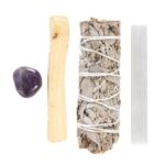 SMUDGE KIT WITH AMETHYST CRYSTAL - Image 2
