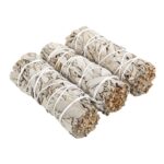 NEW AGE SMUDGES AND HERBS MCWS3 CALIFORNIA MINI SAGE WANDS, 4-INCH, PACK OF 3, WHITE - Image 2