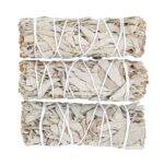 NEW AGE SMUDGES AND HERBS MCWS3 CALIFORNIA MINI SAGE WANDS, 4-INCH, PACK OF 3, WHITE - Image 3