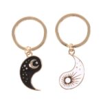 PAIR OF YIN YANG BEST FRIEND KEYRINGS - Image 3