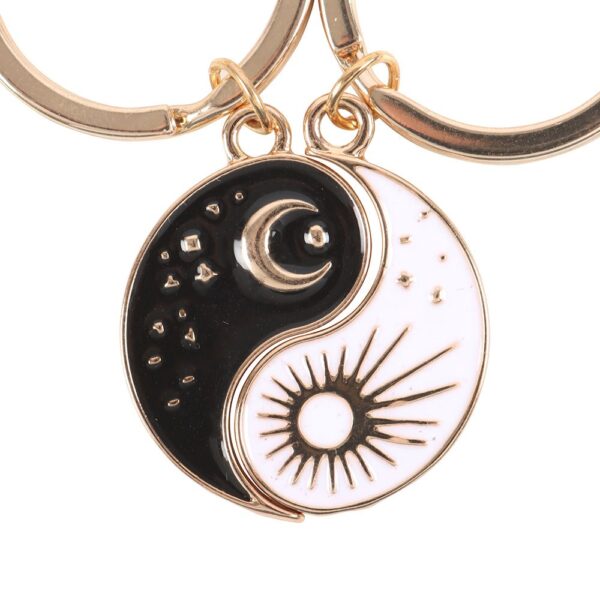 PAIR OF YIN YANG BEST FRIEND KEYRINGS - Image 4