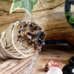 WHITE SAGE WITH DRIED RED ROSE PETALS AND ROSE QUARTZ – LOVE & CLEANSING SMUDGE BUNDLE - Image 2